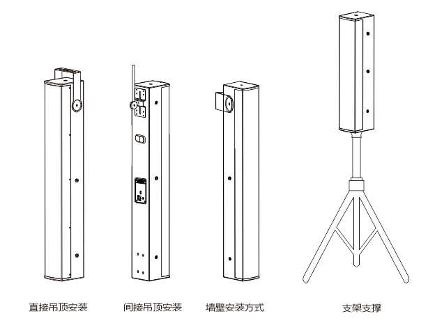 2分頻4英寸全頻揚(yáng)聲器安裝圖